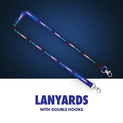  Lanyards  -  With Double Hooks