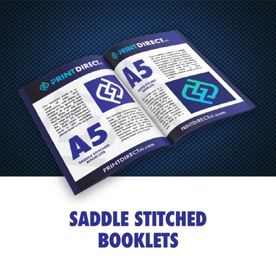  Saddle Stitched Booklets  -  A5