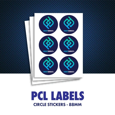  Circle Stickers  -  88 Mm