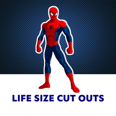  Cardboard Cut Outs Spiderman