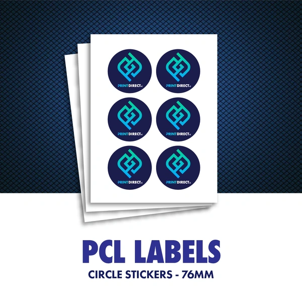  Circle Stickers  -  76 Mm