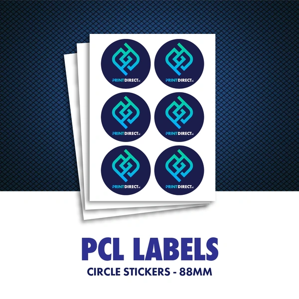  Circle Stickers  -  88 Mm